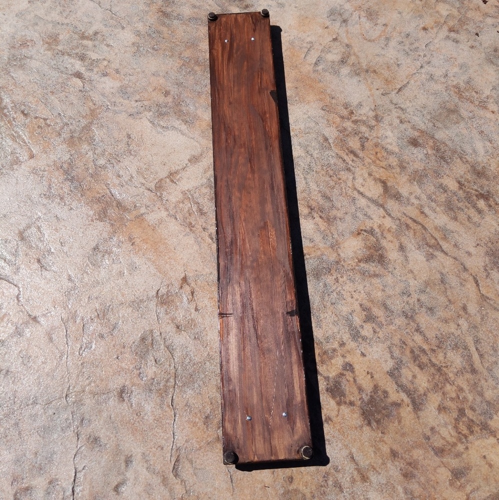 Hand carved and stained bathtub tray - Picture 4 of 7